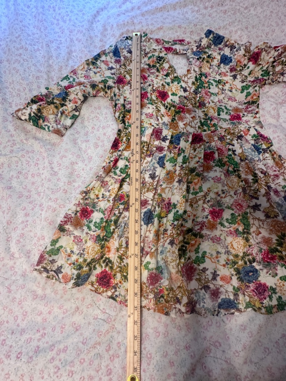 Umgee Floral Boho Dress – Size L - Picture 7 of 7